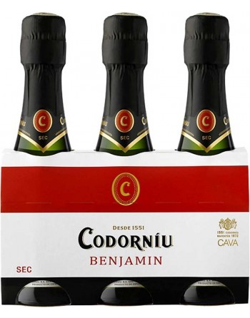Benjamín Codorníu pack de 3 botellas 20cl.