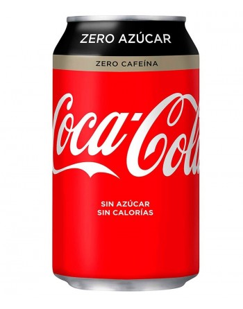Comprar Coca Cola Zero Zero Pack 24 unidades 33cl. al mejor precio