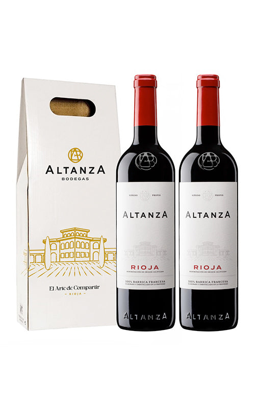 Pack 2 botellas Altanza Reserva en estuche de cartón