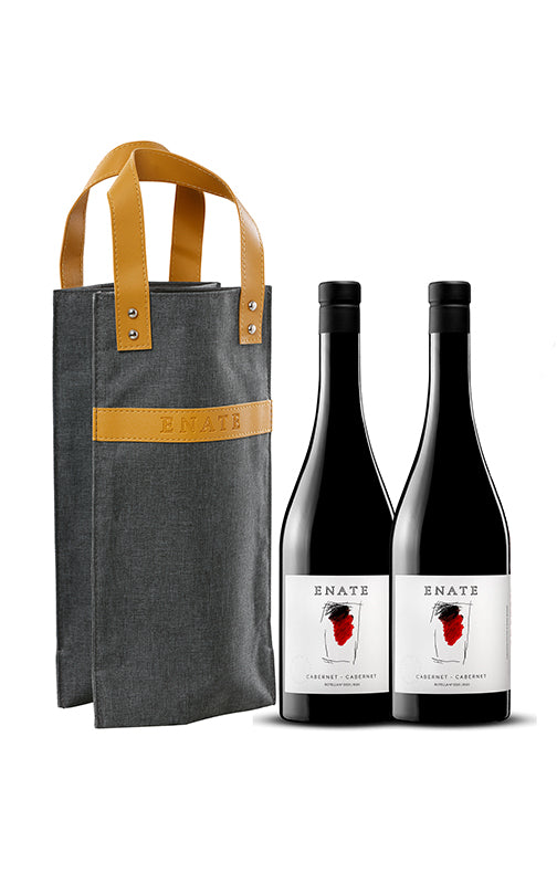 Bolsa de lujo 2 botellas Enate Cabernet Cabernet