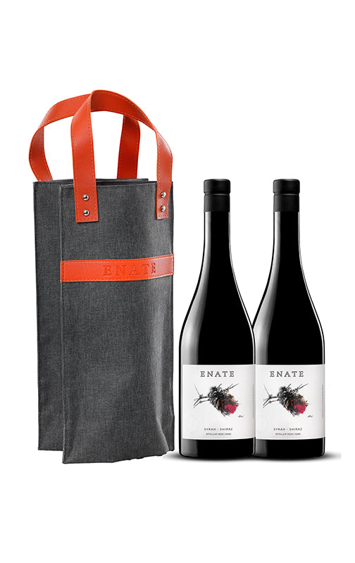 Bolsa de lujo 2 botellas Enate Syrah Shiraz