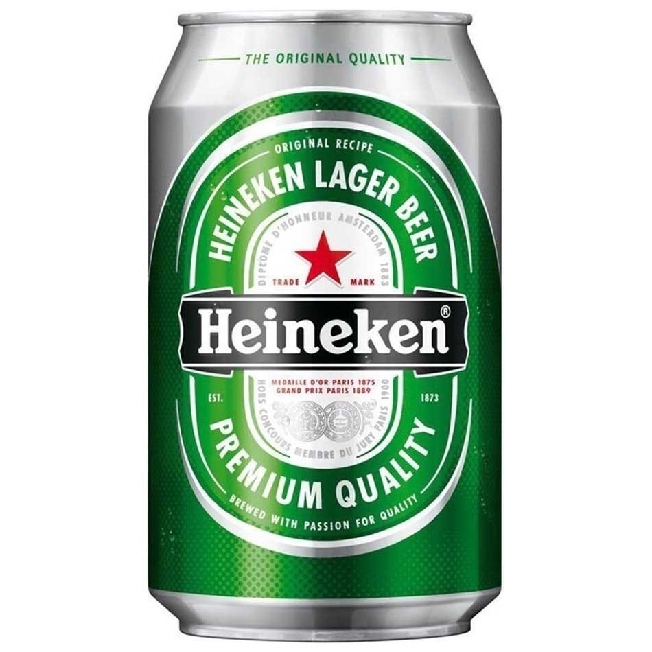 Cerveza Heineken Pack 24 latas 33 cl.