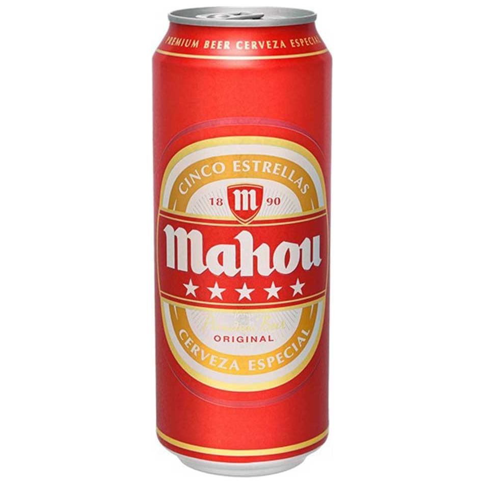 Cerveza Mahou 5 Estrellas Pack 24 Unidades 50cl.