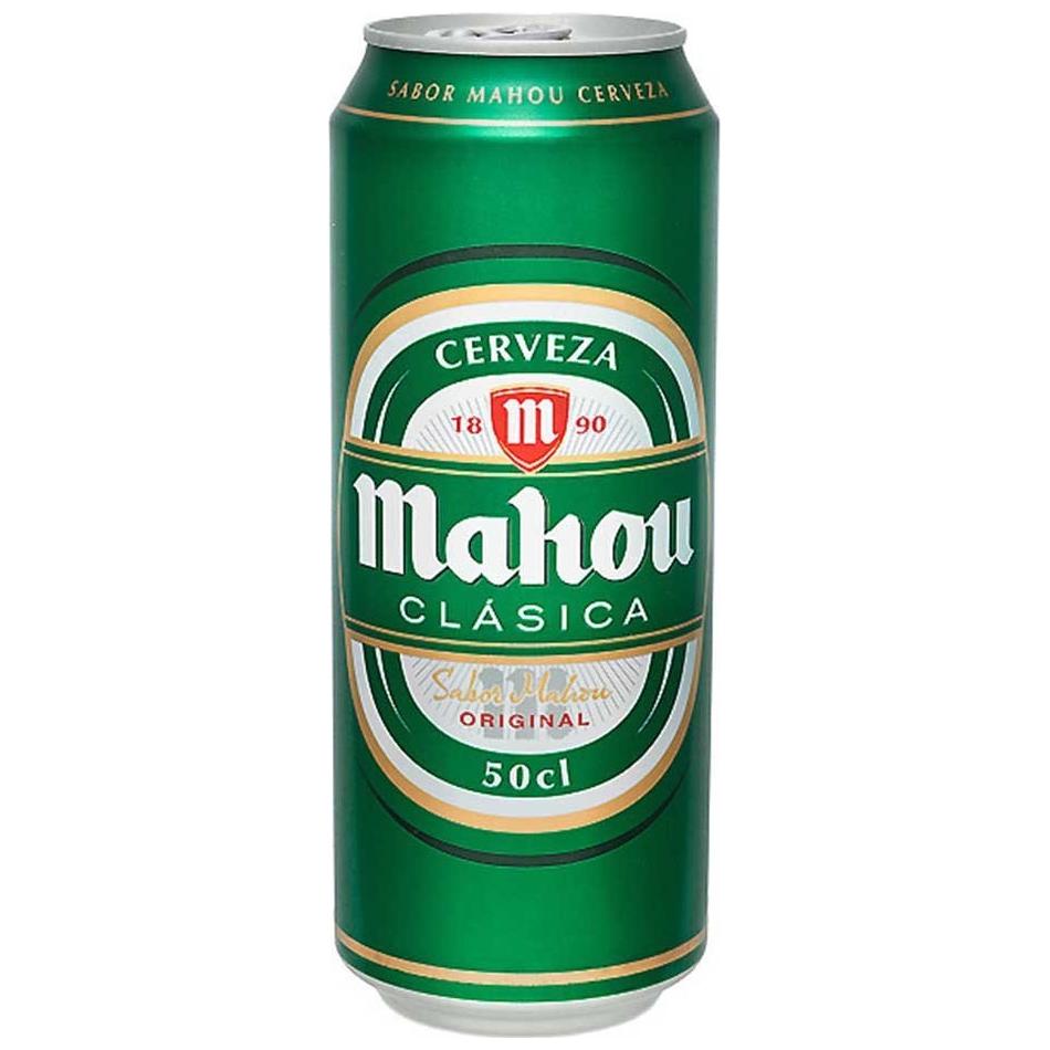 Cerveza Mahou Clásica Pack 24 Unidades 50cl.