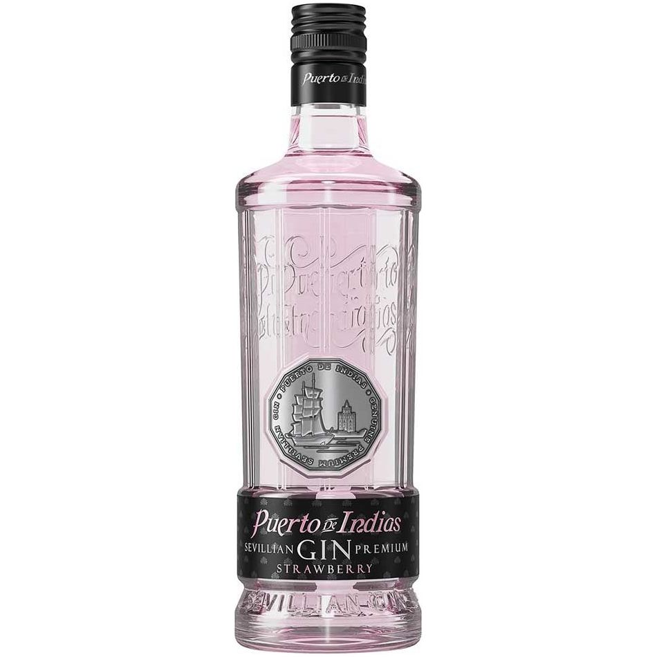 Buy Gin Puerto de Indias Strawberry at the best price - En Copa de Balón