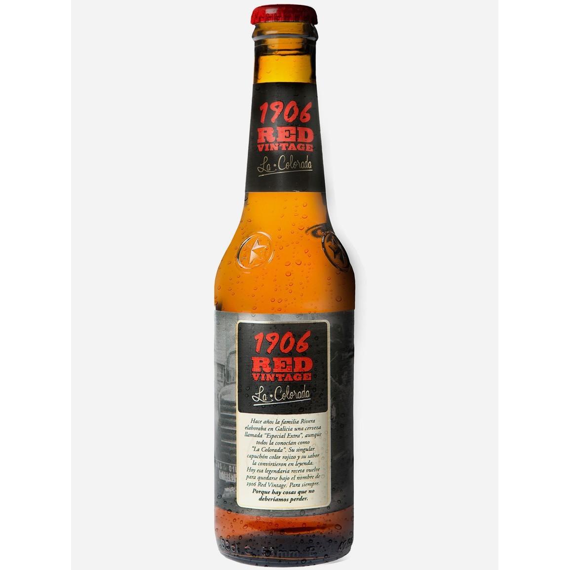 Cerveza Estrella Galicia 1906 Red Vintage Pack 24 Unidades 33cl.