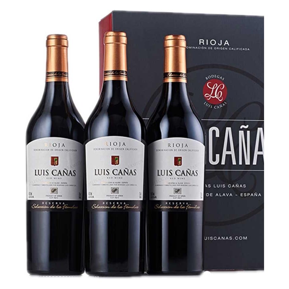 Pack 3 botellas Luis Cañas Reserva de la Familia