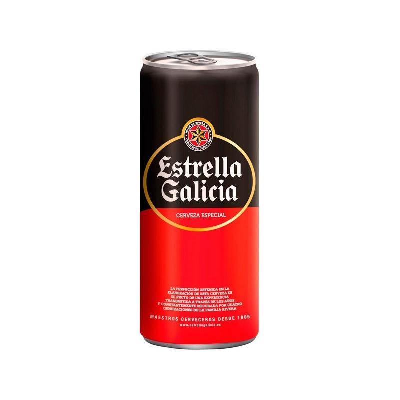 Estrella Galicia Beer Pack 24 cans 33 cl.