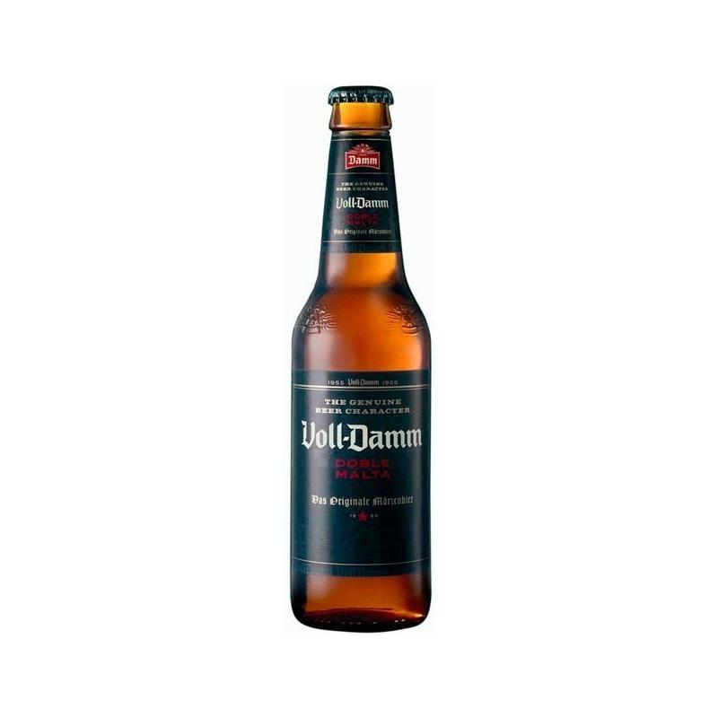 Cerveza Voll Damm Doble Malta Pack 24 Botella 33cl.