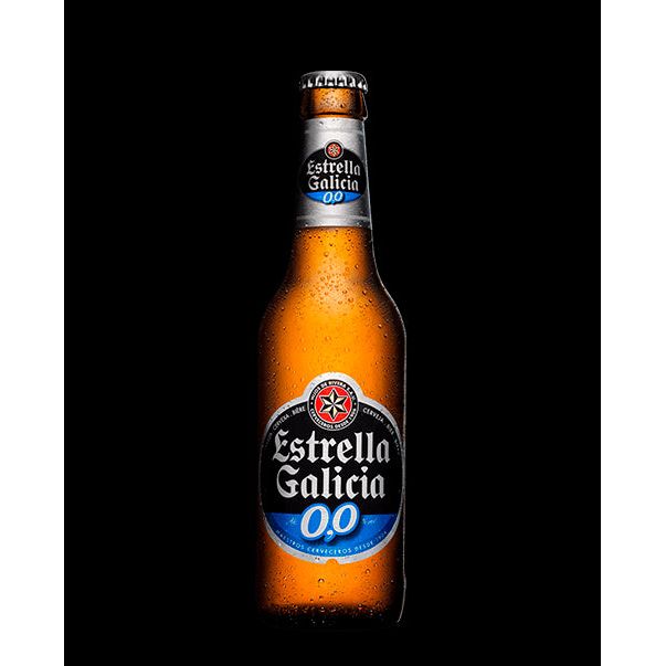 Cerveza Estrella Galicia 0,0 Pack 24 Unidades 25cl.