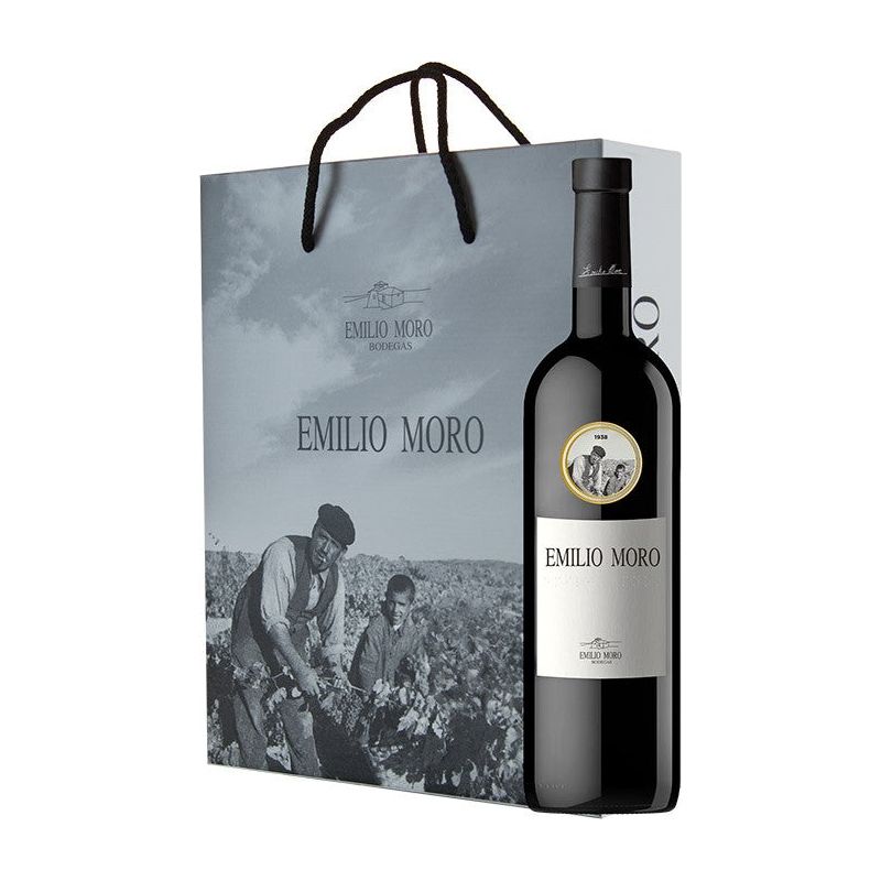 Pack of 3 Emilio Moro bottles in cardboard box